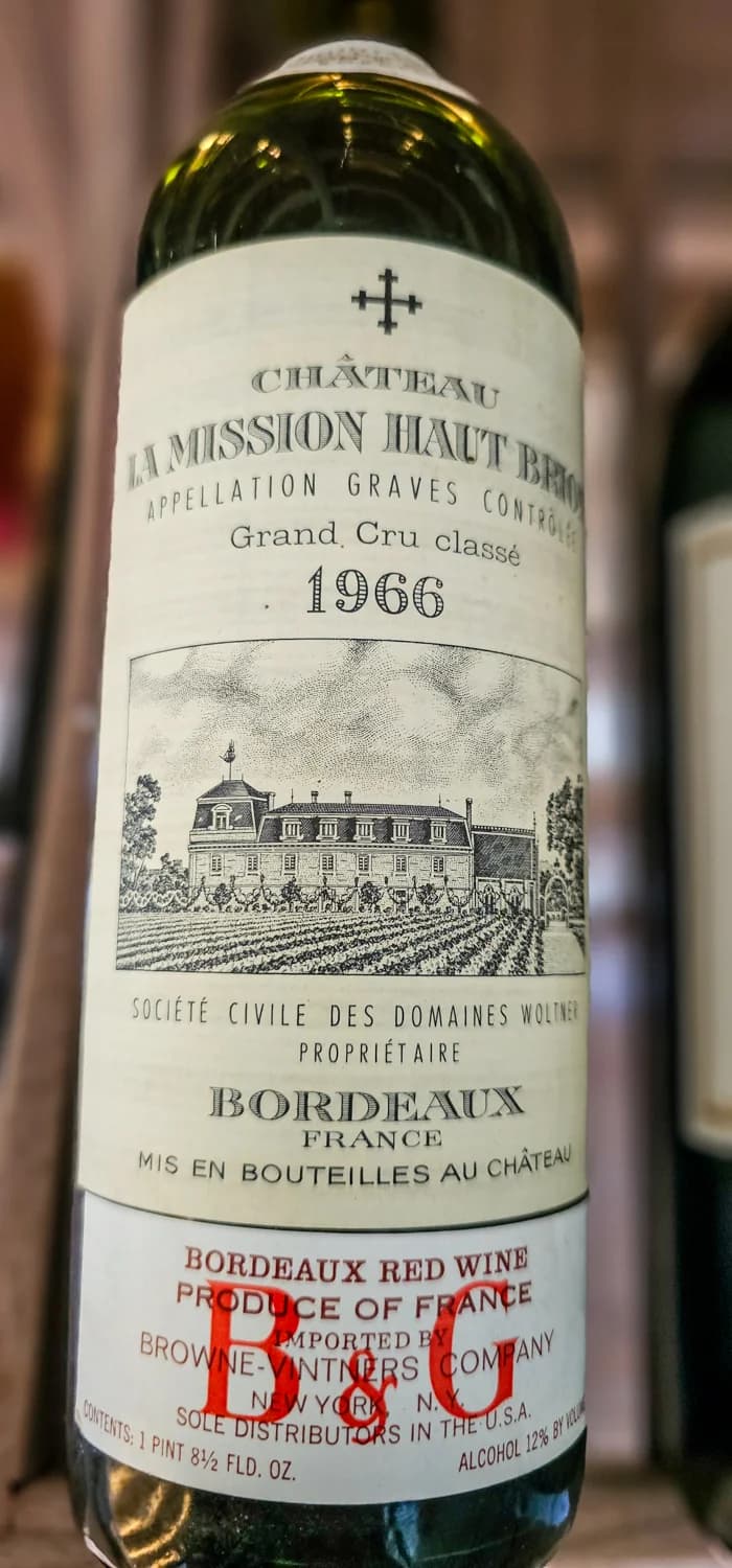 Bottle 8 from the evening's pairings