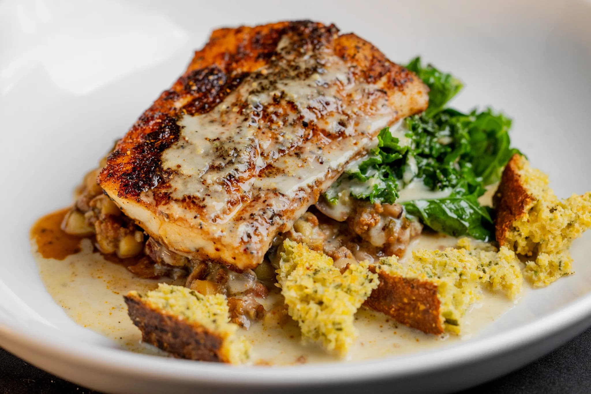 A plated Signature Private Chef course